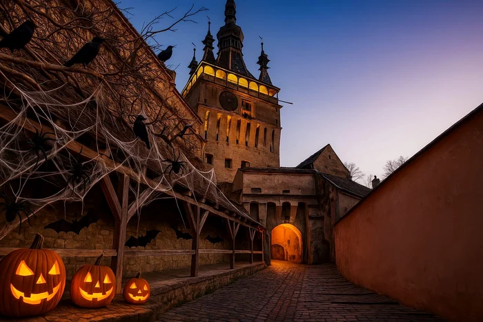 Sighișoara, orașul lui Vlad Țepeș, devine capitala Halloweenului în acest weekend