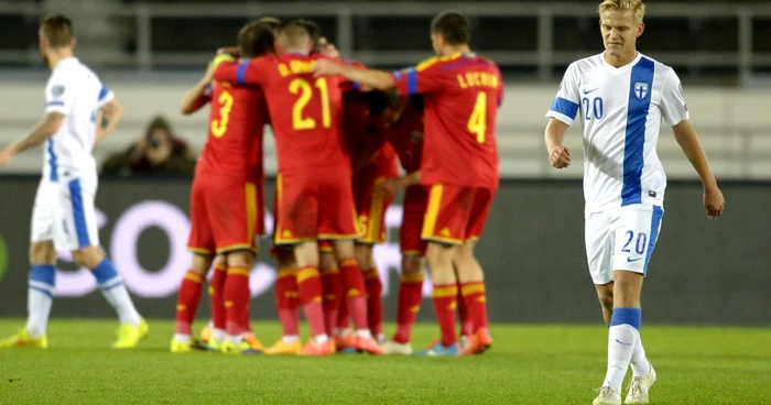 România a învins Finlanda, în deplasare FOTO AFP