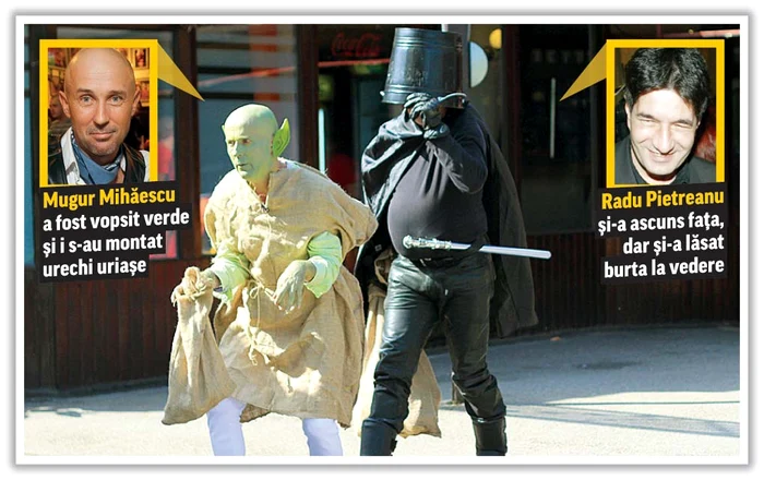 
    Şoc! Actorii Mugur Mihăescu şi Radu Pietreanu s-au deghizat în Yoda şi Darth Vader  