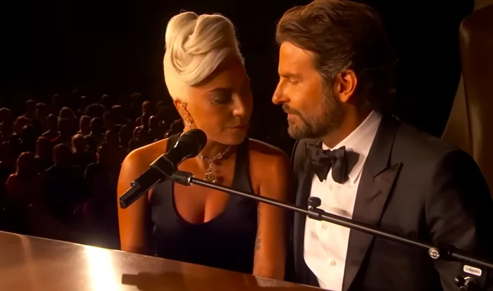 Lady Gaga și actorul Bradley Cooper au colaborat pentru filmul „A Star is Born” / captură: YouTube