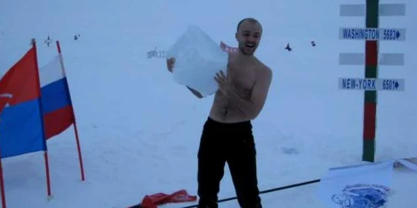 Andrei Roşu, maratonul de la Polul Nord 