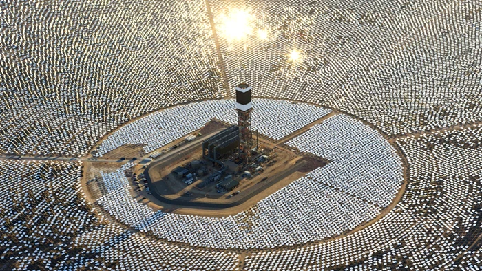 Centrala solară permite evitarea aruncării în atmosferă a 400.000 de tone de dioxid de carbon FOTO Brightsource Energy