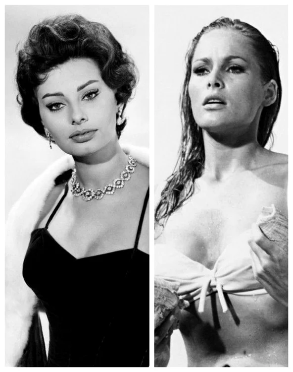 Sophia Loren, Ursula Andress. Foto: Getty