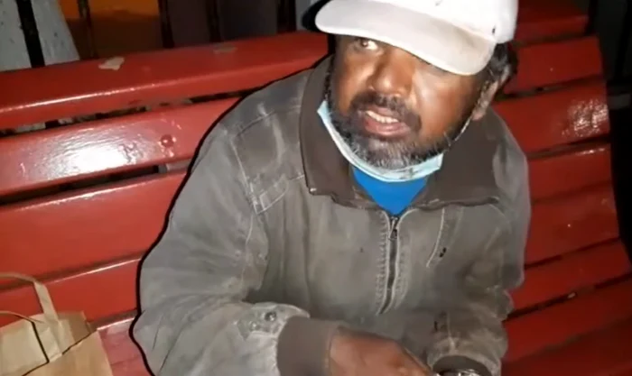 Ajay Kumar este flămând și nu are unde să doarmăFOTO: Captura impactnews24.ro