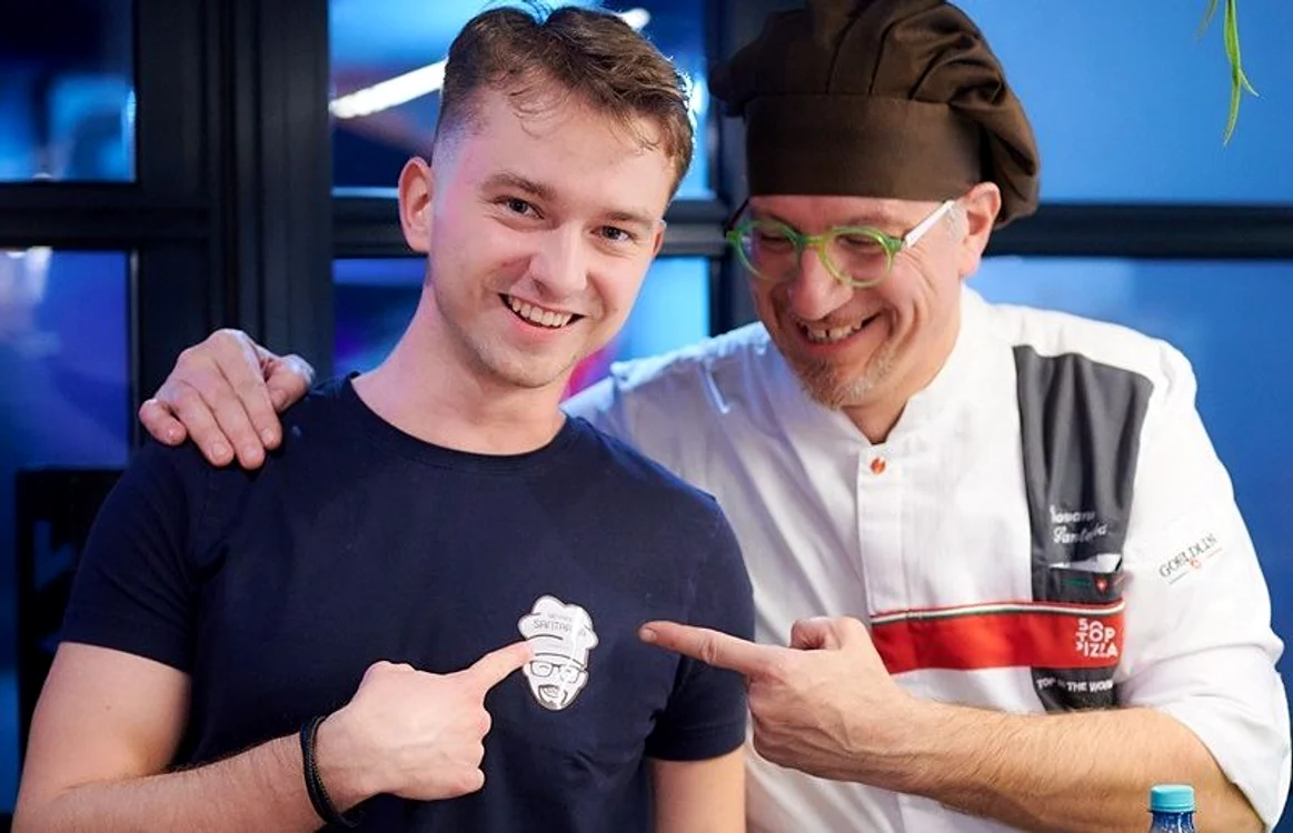 Alex Gafițianu și Giovanni Santarpia. Sursa foto: 50 Top Pizza 2024