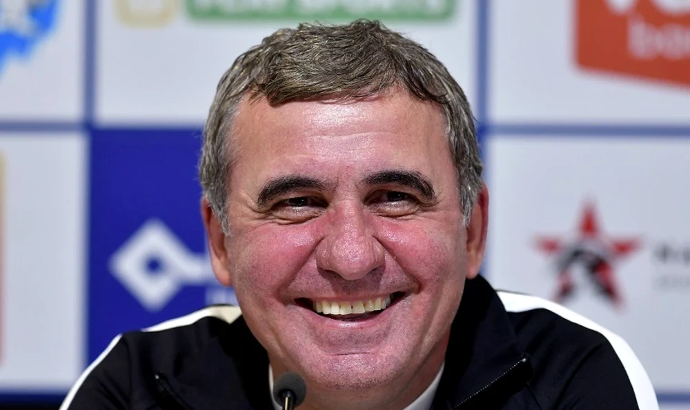 Gică Hagi, mulțumit la finalul partidei cu HJK Helsinki. Foto Sportpictures