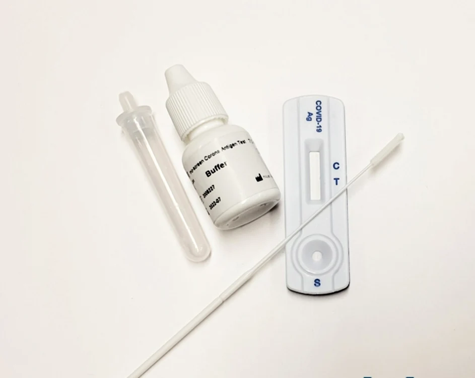 Test antigen pentru diagnosticul COVID-19. Imagine: MOELAB.de
