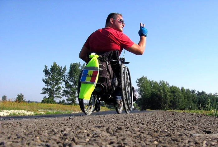 Vasile Stoica, în timpul celei mai recente expediţii. FOTO: arhiva personală