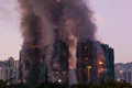 Incendiu în Hong Kong FOTO AFP