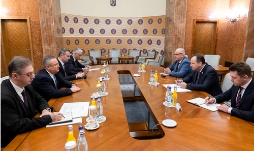 Ciucă, întânire cu Ihor Prokopchuk FOTO Guvernul României 