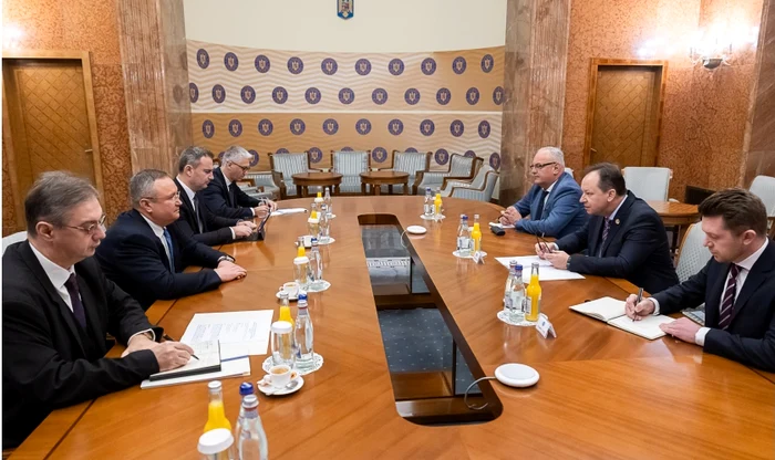 Ciucă, întânire cu Ihor Prokopchuk FOTO Guvernul României 