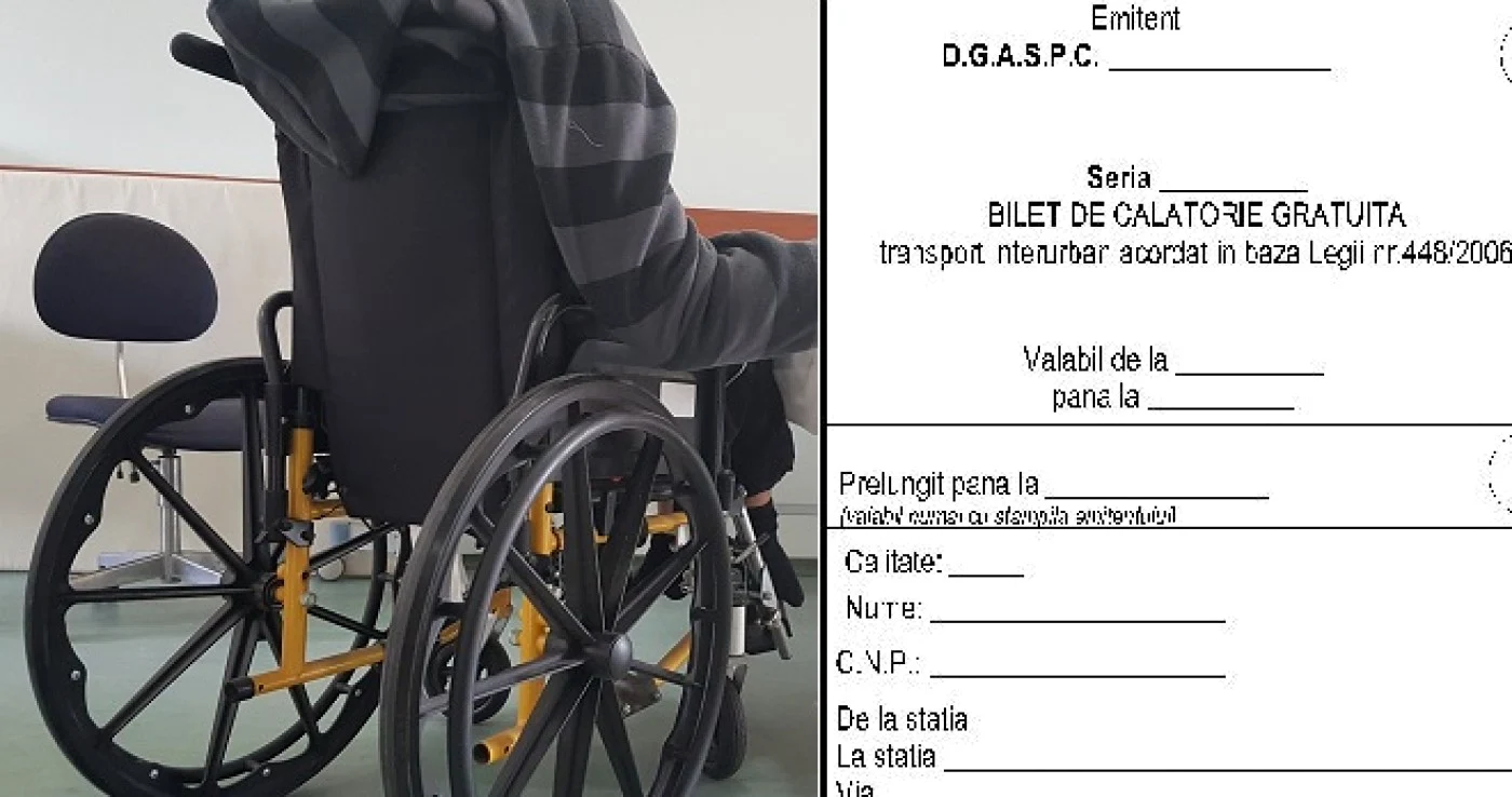 Persoanele cu handicap au dreptul la călătorii gratuite