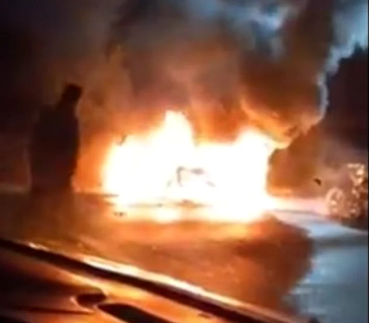 Accident rutier în ziua de Crăciun Foto: Captură Video