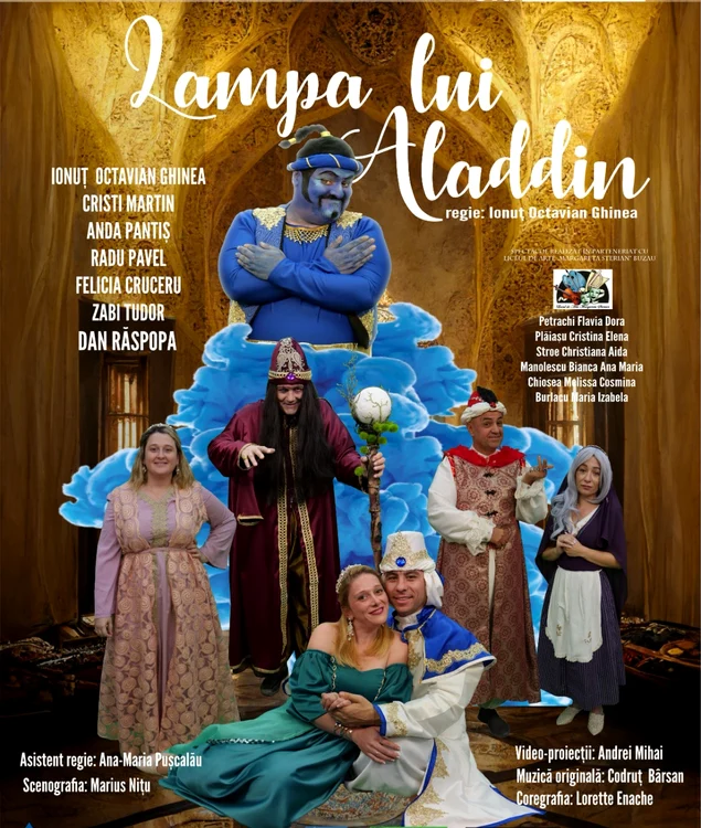 Afișul spectacolului de la teatrul buzoian. SURSA Teatrul G. Ciprian”