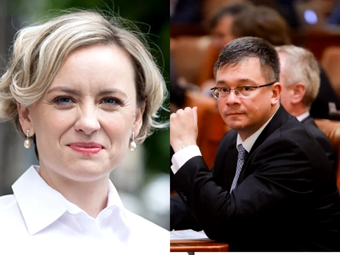 Cosette Chichirău și Răzvan Ungureanu/FOTO: Colaj foto Facebook și Mediafax