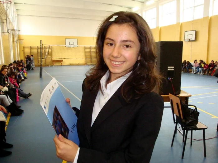 Oana Mihaela Pietrăreanu este elev de onoare al oraşului Pucioasa
