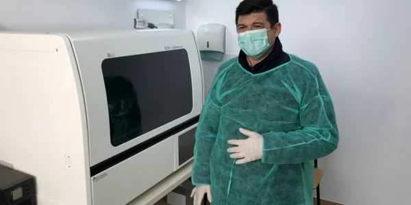 Noul aparat de testare adus la Galaţi FOTO CJ Galaţi