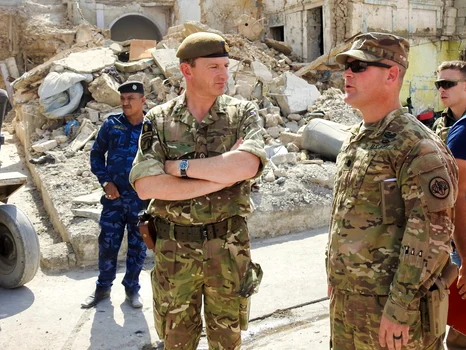 Sir Christopher Ghika a participat la misiuni internaționale în Macedonia de Nord, Kosovo, Sierra Leone, Afganistan și Irak. FOTO: Profimedia