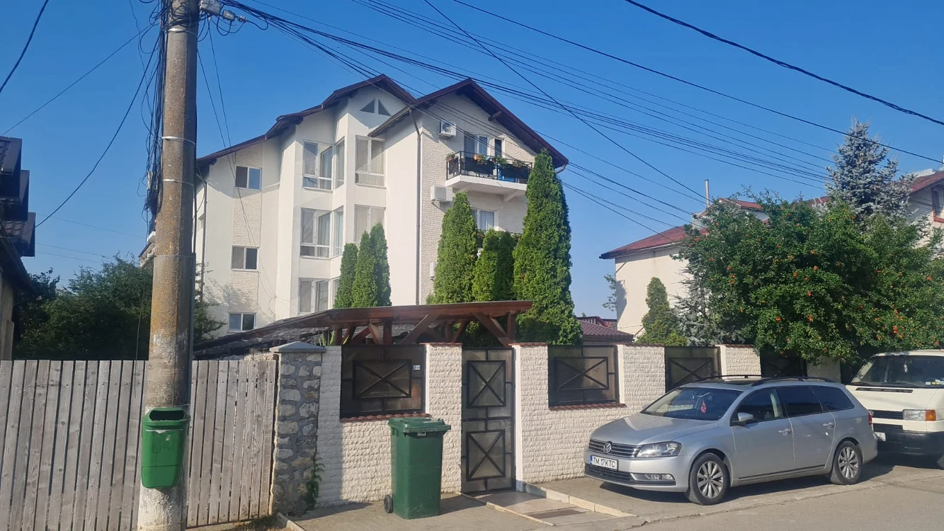 Vila din Costinești unde erau cazați turiștii Sursa foto A.I.