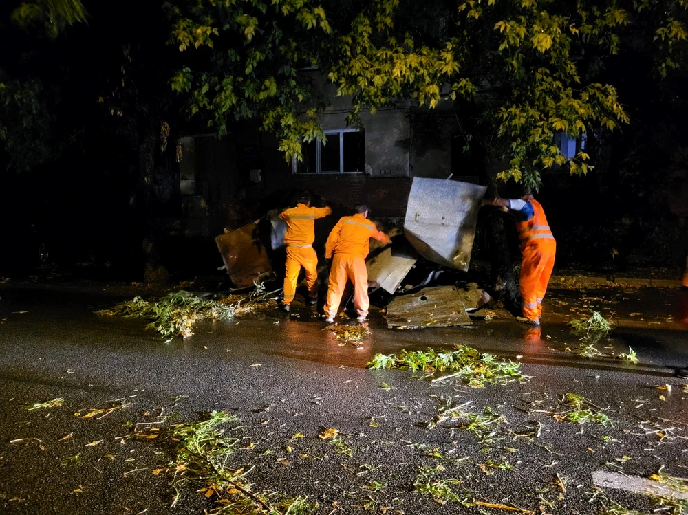 Furtunile au provocat pagube în Dolj / foto: Facebook