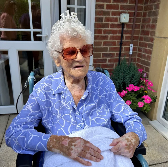 Ethel Caterham, cea mai bătrână persoană din lume are 115 ani FOTO: Facebook