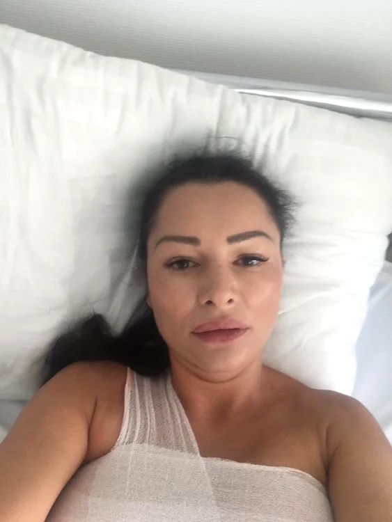 Brigitte Sfăt, la clinica privată din Viena jpeg
