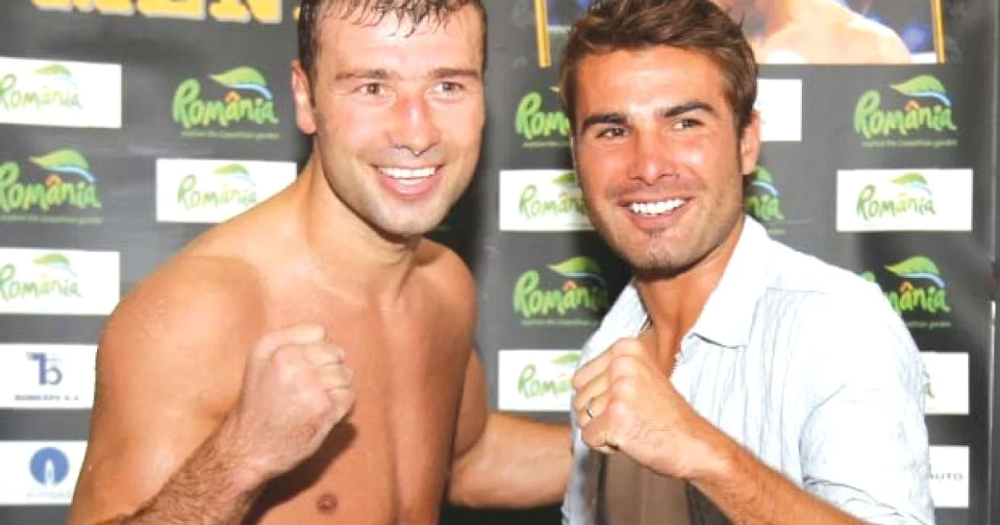 Lucian Bute şi Adrian Mutu, într-o fotografie istorică 