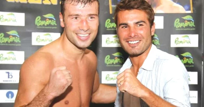 Lucian Bute şi Adrian Mutu, într-o fotografie istorică
