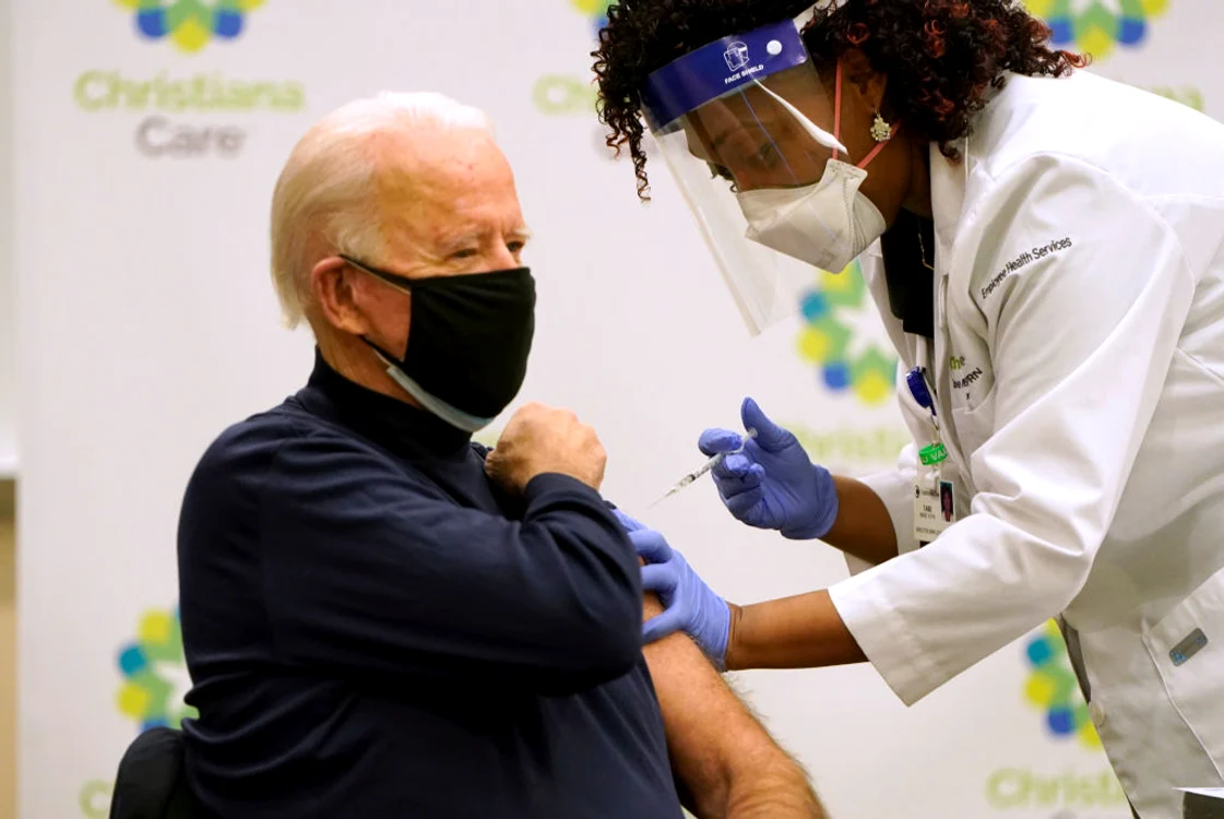 Joe Biden a primit prima doză de vaccin împotriva Covid-19foto: Getty Images