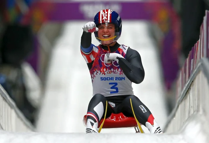 Kate Hansen, al Jocurile Olimpice de la Soci (Foto: Reuters)