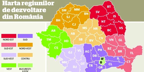 regiuni dezvoltare regionalizare INFOGRAFIE