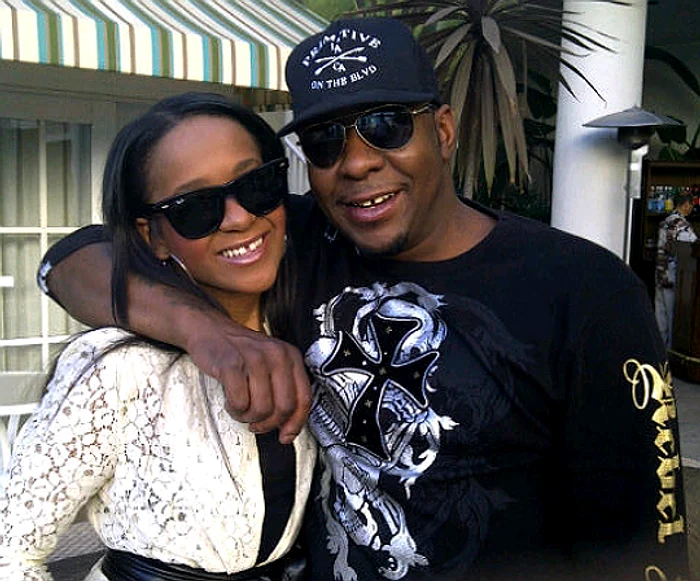Bobbi Kristina Brown (22 de ani) și tatăl ei, Bobby Brown