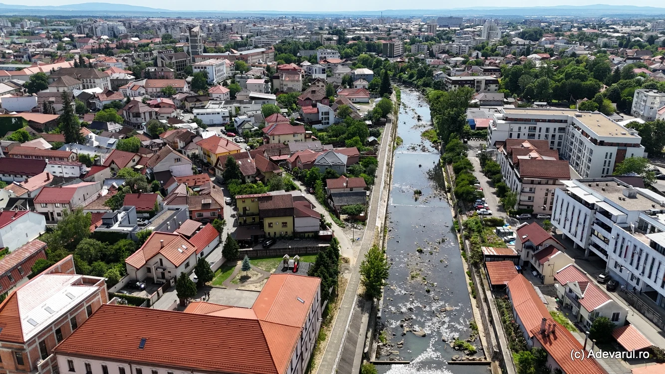 Râul Săsar din Baia Mare.