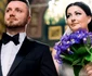 Gabriela Cristea și Tavi Clonda, la cununia religioasă. 