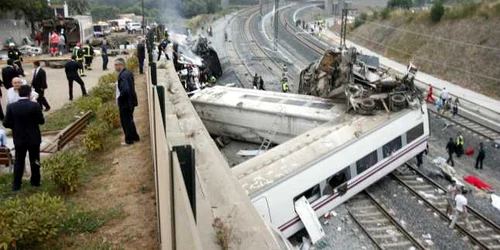 Tren deraiat în Spania FOTO Reuters