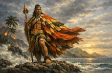 Regele Kamehameha din Hawaii imagine generată cu AI 4 png