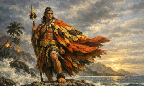 Regele Kamehameha din Hawaii   imagine generată cu AI 4 png