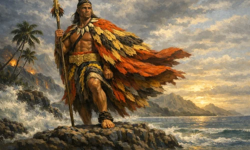 Regele Kamehameha din Hawaii imagine generată cu AI 4 png