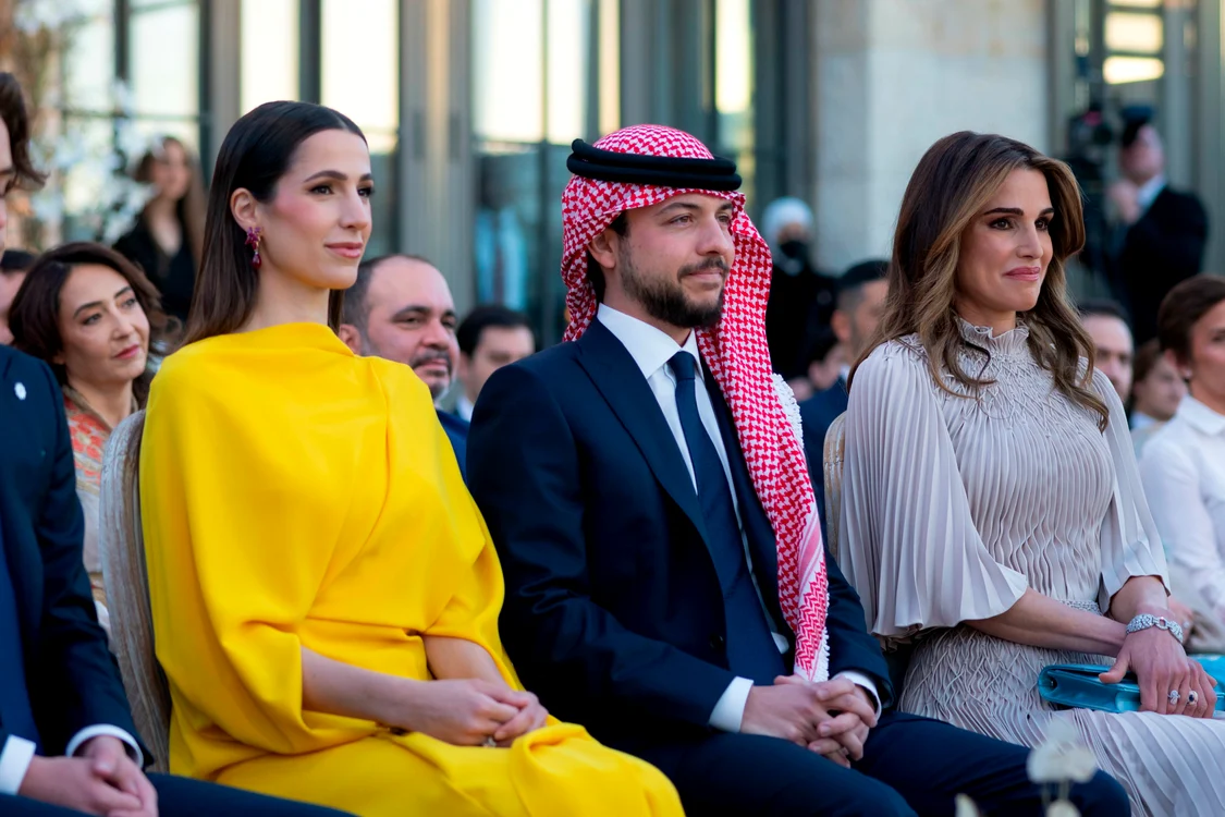 Prințul Al Hussein bin Abdullah II, Prințesa Rajwa, Regina Rania profimedia 0762485462 jpg