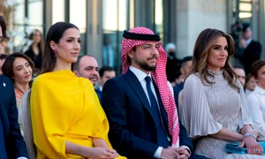 Prințul Al Hussein bin Abdullah II, Prințesa Rajwa, Regina Rania profimedia 0762485462 jpg