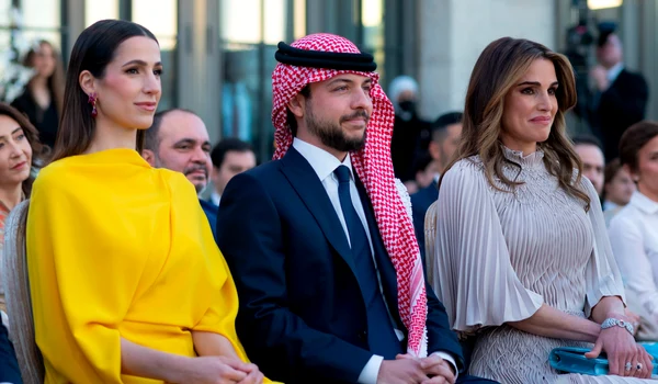Prințul Al Hussein bin Abdullah II, Prințesa Rajwa, Regina Rania profimedia 0762485462 jpg