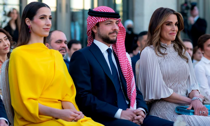 Prințul Al Hussein bin Abdullah II, Prințesa Rajwa, Regina Rania profimedia 0762485462 jpg