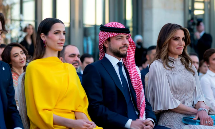 Prințul Al Hussein bin Abdullah II, Prințesa Rajwa, Regina Rania profimedia 0762485462 jpg