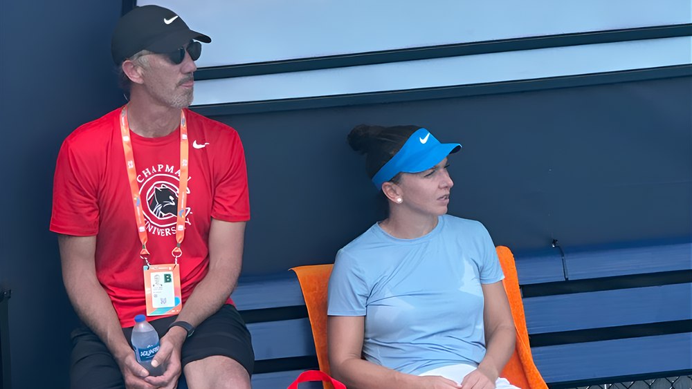 Simona Halep, ajutor nesperat de la Darren Cahill, înaintea debutului la Miami. Prima imagine de la reunire
