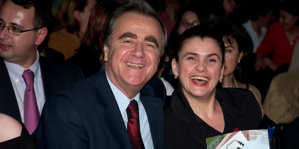 Felicia Filip, împreună cu soţul său, regizorul Cristian Mihăilescu, foto: arhiva ADS