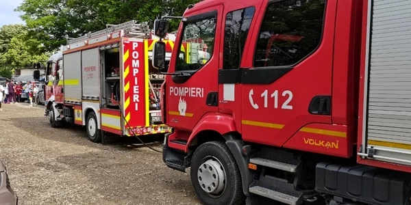 pompieri interventie femeie in fantana galati