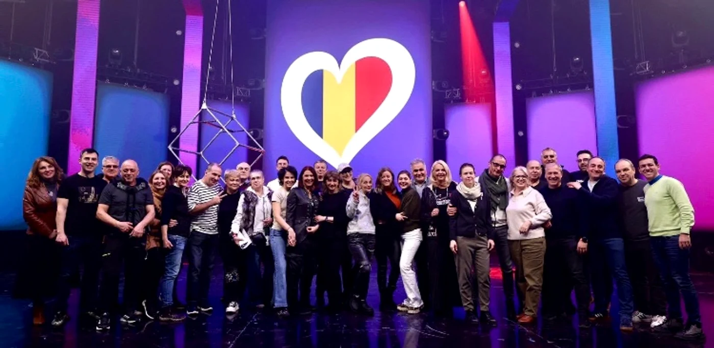 Concurenții din finala Selecției Naționale Eurovision, la repetiții foto: Facebook