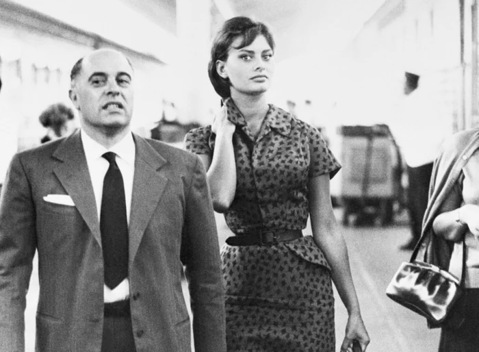 Sophia Loren şi Carlo Ponti, soţul ei, dar nu prima dragoste  FOTO Photoland/Corbis