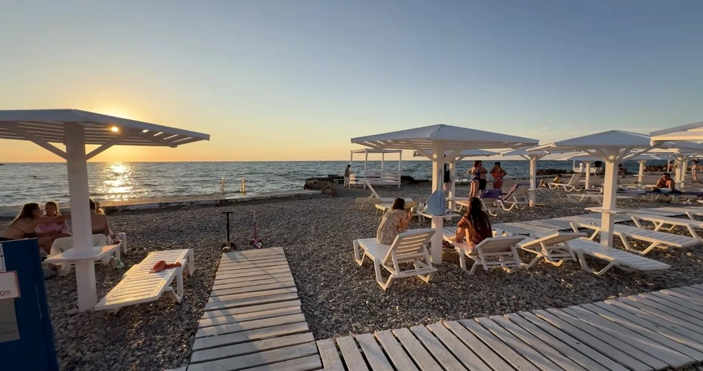 Plajele din Sevastopol sunt ocolite de turiști/FOTO:X
