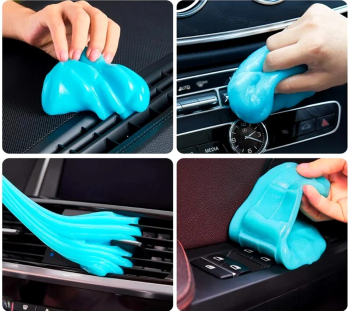 Moduri în care poate fi folosit gelul de curățare auto în interiorul mașinii Foto Emag